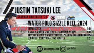 CSBN Water Polo PlaybyPlay SIZZLE Reel 2024 [upl. by Icak]