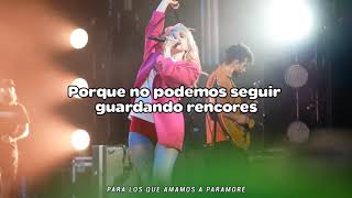 Paramore  Grudges LiveSub Español [upl. by Porty]