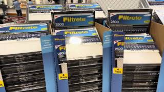 COSTCO 3M 2500 Series Filtrete 1quot Filter 4pack [upl. by Brosy]