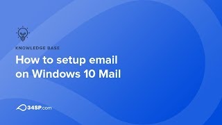 How to setup email on Windows 10 Mail [upl. by Ahseat]