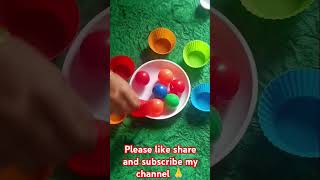 colourful balls pleasesubscribe junnu kids family [upl. by Ttevy]