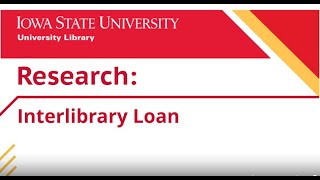 Interlibrary Loan Service [upl. by Rola]