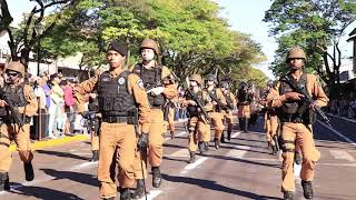 Desfile Cívico de 7 de setembro 2018 em Guaíra Paraná [upl. by Neehsar]