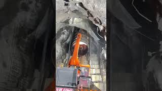 Penstock pipe welding in extreme seepage area inside Tunnel  Hydropower [upl. by Byrann591]