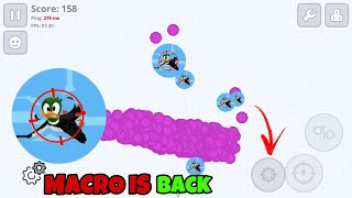 MACRO IS BACK IOS 😱 AGARIO MOBILE [upl. by Janie]