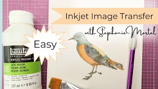 Inkjet Image Transfer Using Medium [upl. by Ylekalb]