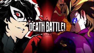 Joker vs Giorno GiovannaPersona vs JoJos Bizarre Adventure Death Battle prediction [upl. by Stephenie685]