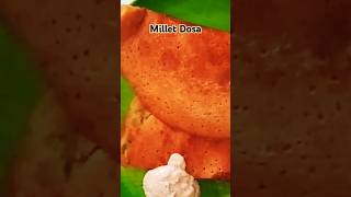 Millet Dosa Korrala Dosa🤗trendsettersy24 healthybreakfast ytshorts food millet telugu [upl. by Tompkins]