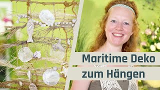 Deko für Garten mit Kindern basteln  Maritime Deko für Außen [upl. by Deeyn]