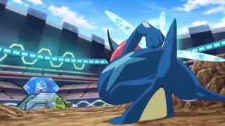 Ultra Instinct AshGreninja vs Mega Sceptile [upl. by Artkele118]