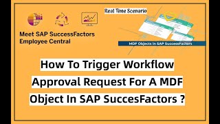 SAP SuccessFactors Employee Central  Assigning Workflow Approval for MDF Object  SAP SF  SAP [upl. by Avek]