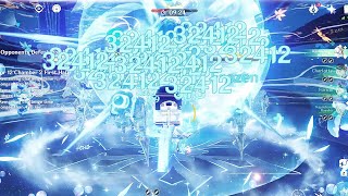 FURINA amp AYAKA ETERNAL FROZEN TEAM  1221 [upl. by Atikam474]