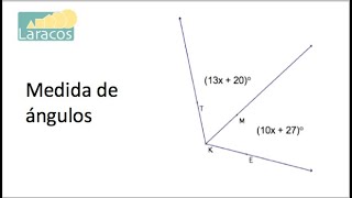 Medida de angulos con expresiones algebraicas [upl. by Templeton]