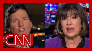 Amanpour pushes back on Tucker Carlsons claim about Putin interview [upl. by Netty]