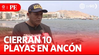 Alcalde de Ancón anuncia el cierre de 10 playas  Edición Mediodía  Noticias Perú [upl. by Etakyram]