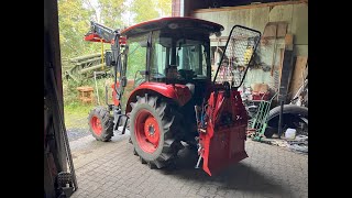 Holz rücken mit Forstseilwinde  Königswieser KGD 300 M  Branson Traktor 5025C [upl. by Wilie845]