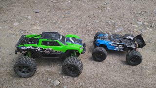 Xmaxx 8s and Kraton 6s bashing [upl. by Nekal]