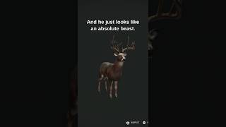 HUGE 270 Diamond Whitetail Deer On Rancho 💎🦌😳 theHunter Call of the Wild shorts [upl. by Zilber]