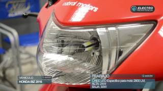 HONDA BIZ led especifico [upl. by Noslen]