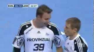 Sigurdsson Tor des Jahres THW Kiel gegen TBV Lemgo [upl. by Nelleoj]