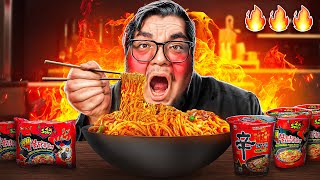 Extreme SPICY Ramen Challenge [upl. by Wald621]