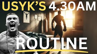 Inside Oleksandr Usyk’s 430 AM Training Routine Usyk’s BEAST Training Method and Boxing Style [upl. by Sinnod3]