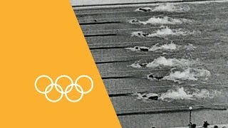 100m Freestyle  Through The Years  90 Seconds Of The Olympics [upl. by Anatniuq]