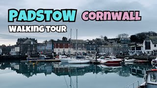 PADSTOWCornwallEnglandWalking tour of Padstow Harbour and beach [upl. by Ivy]