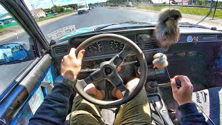 2007 LADA 2107 16 MT  POV TEST DRIVE [upl. by Germayne]