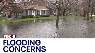 Kenosha County flooding after storm  FOX6 News Milwaukee [upl. by Nayhr996]