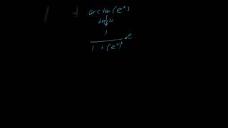 derivative arctanex  answer using chain rule  tan1 tan inv expx exponential Shorts [upl. by Aihcats]