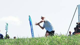 Sullivan Tipton Pro Disc Golfer Form Breakdown Forehand Super Slow Motion [upl. by Adnoral]