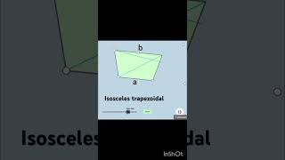 Harmonic mean geometricallyIsosceles trapezoidalbasicgeometrymathseducationtrendingviralshort [upl. by Cybil]