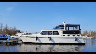 Hausboot mieten Holland Das Boot Linda von Yachts4U Yachtcharter [upl. by Barby]