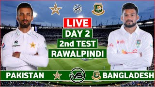 Pakistan vs Bangladesh 2nd Test Day 2 Live Scores  PAK vs BAN 2nd Test Live Scores amp Commentary [upl. by Battat709]