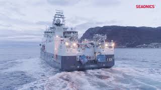 Seaonics  research vessel Kronprins Haakon [upl. by Acebber]