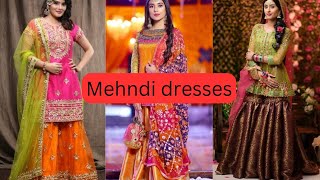 Mehndi dress design 2024mehndi fashionmehndi dresses for girls [upl. by Shepherd275]