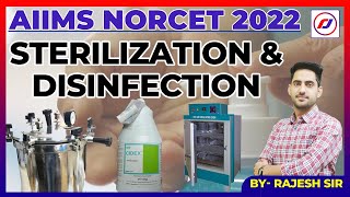 Sterilization amp disinfection  AIIMS NORCET 2022  Rj career point  live classes [upl. by Pesvoh905]