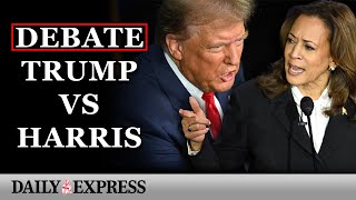 Trump and Harris clash in fiery presidential election debate [upl. by Cybil416]