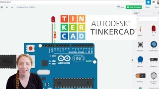 Blink an LED With Arduino in Tinkercad [upl. by Nauhs]