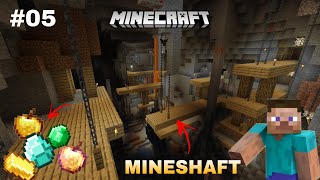 EXPLORING THE quotMINE SHAFTquot IN MINECRAFT [upl. by Kruter]