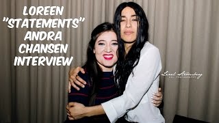 LOREEN ON quotSTATEMENTSquot UPCOMING ALBUMS AND ARTISTRY MELODIFESTIVALEN 2017 [upl. by Enitselec]