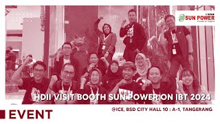 HDII Jatim Visit Sun Power Booth on IBT  EVENT  SUN POWER CERAMICS [upl. by Hewart]