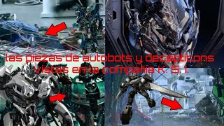 las piezas de autobots y decepticons vistas en la compañia K S I [upl. by Gnep]