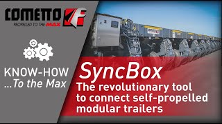 Cometto SyncBox – The revolutionary tool to connect selfpropelled modular trailers [upl. by Stubstad]