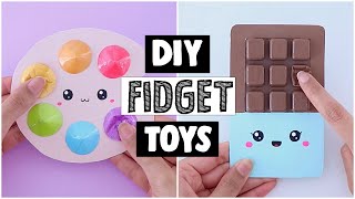 DIY POP IT Fidget Toys  How To Make Viral TikTok Fidget Toy At Home [upl. by Rey264]