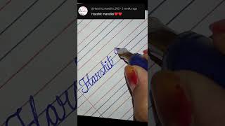 How to write the alphabet AtoZ in cursive writingHandwriting practice cursivehandwriting our name [upl. by Leile]