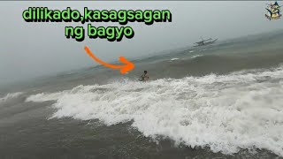 Dilikado ang gagawin ng kapitan ni kasuyolangoy papuntang bangka sa kasagsagan ng bagyo [upl. by Constantina]