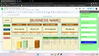 Lending  Pautang Template  Google Sheets Tagalog [upl. by Mauchi]