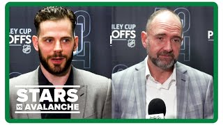 Tyler Seguin Pete DeBoer  Dallas Stars practice press conference 051024 [upl. by Nazay]